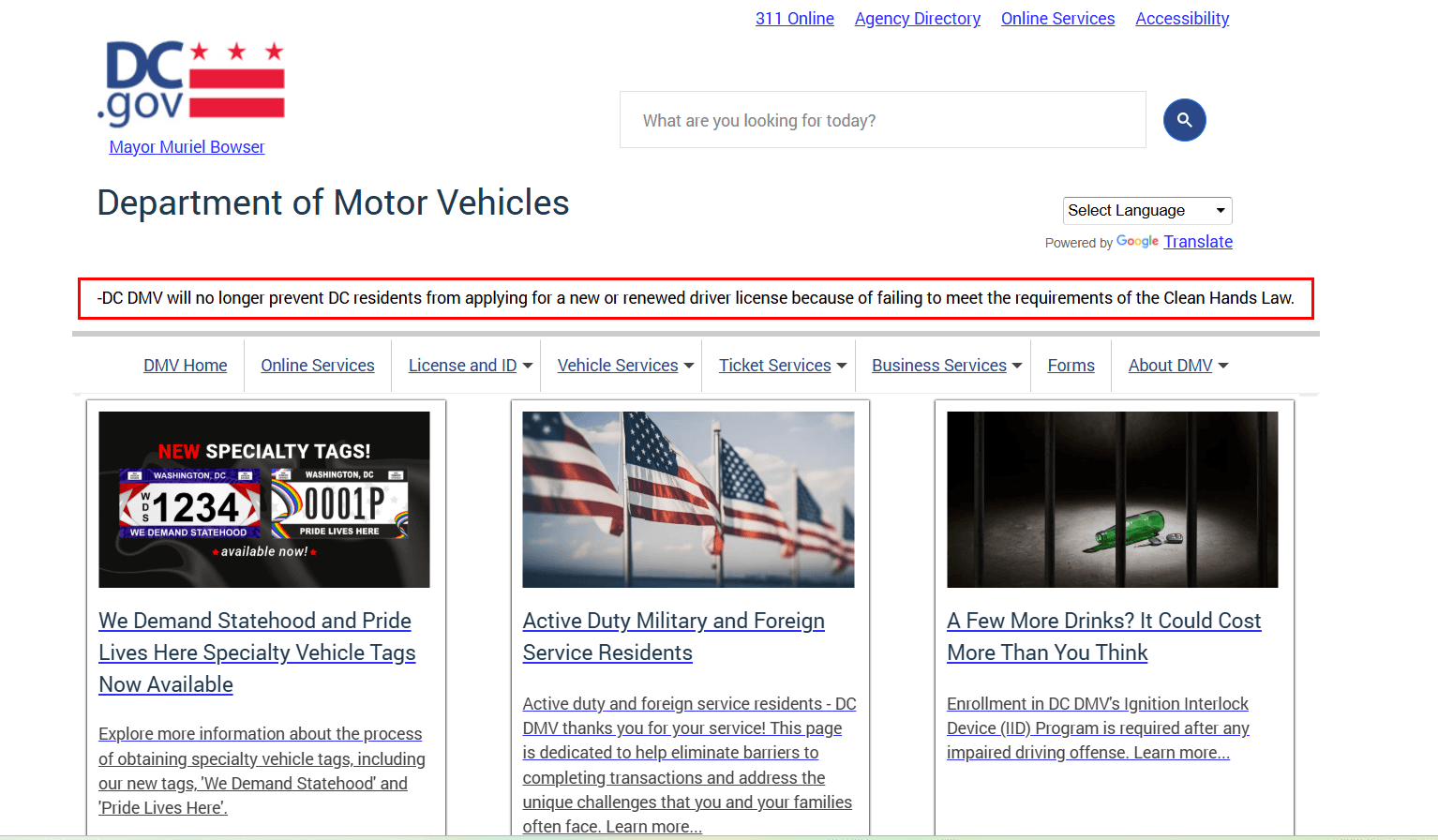 DMV Driving Test Scheduling